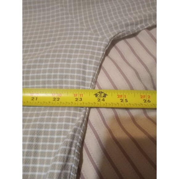 Burberry London Button Up Shirt Long Sleeve Men’s Gray 16.5-36 (L) USA Made - Picture 10 of 11